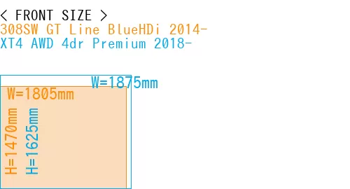 #308SW GT Line BlueHDi 2014- + XT4 AWD 4dr Premium 2018-